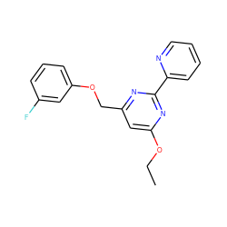 CCOc1cc(COc2cccc(F)c2)nc(-c2ccccn2)n1 ZINC000653808135