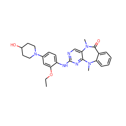 CCOc1cc(N2CCC(O)CC2)ccc1Nc1ncc2c(n1)N(C)c1ccccc1C(=O)N2C ZINC000064633932