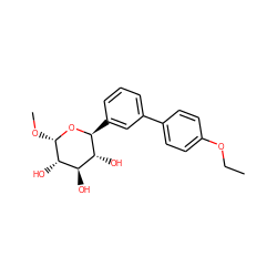 CCOc1ccc(-c2cccc([C@@H]3O[C@@H](OC)[C@@H](O)[C@H](O)[C@H]3O)c2)cc1 ZINC000045261583