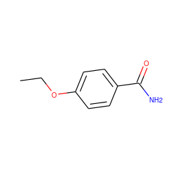 CCOc1ccc(C(N)=O)cc1 ZINC000000409273