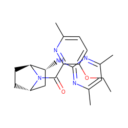 CCOc1ccc(C)nc1C(=O)N1[C@H]2CC[C@H]1[C@H](Nc1nc(C)cc(C)n1)C2 ZINC000226059806