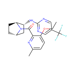 CCOc1ccc(C)nc1C(=O)N1[C@H]2CC[C@H]1[C@H](Nc1ncc(C(F)(F)F)cn1)C2 ZINC000226052672