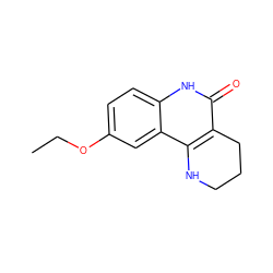 CCOc1ccc2[nH]c(=O)c3c(c2c1)NCCC3 ZINC000118734752