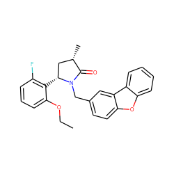 CCOc1cccc(F)c1[C@@H]1C[C@H](C)C(=O)N1Cc1ccc2oc3ccccc3c2c1 ZINC000215902924