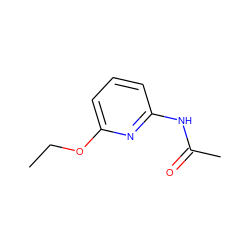 CCOc1cccc(NC(C)=O)n1 ZINC000000343456