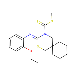 CCOc1ccccc1/N=C1\SCC2(CCCCC2)CN1C(=S)SC ZINC000028822610