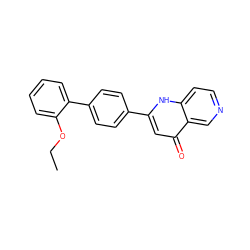 CCOc1ccccc1-c1ccc(-c2cc(=O)c3cnccc3[nH]2)cc1 ZINC000073294310