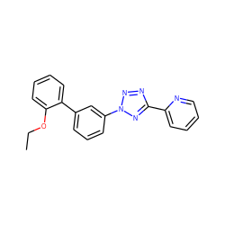 CCOc1ccccc1-c1cccc(-n2nnc(-c3ccccn3)n2)c1 ZINC000028384960