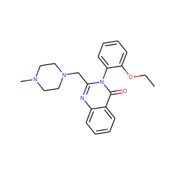 CCOc1ccccc1-n1c(CN2CCN(C)CC2)nc2ccccc2c1=O ZINC000036381359