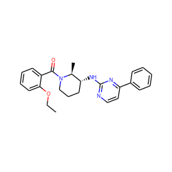 CCOc1ccccc1C(=O)N1CCC[C@@H](Nc2nccc(-c3ccccc3)n2)[C@@H]1C ZINC000218487614