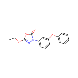 CCOc1nn(-c2cccc(Oc3ccccc3)c2)c(=O)o1 ZINC000137971153