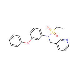 CCS(=O)(=O)N(Cc1cccnc1)c1cccc(Oc2ccccc2)c1 ZINC000026828704