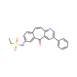 CCS(=O)(=O)Nc1ccc2ccc3ncc(-c4ccccc4)cc3c(=O)c2c1 ZINC000072107469