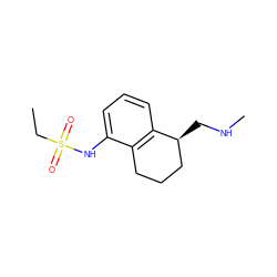 CCS(=O)(=O)Nc1cccc2c1CCC[C@@H]2CNC ZINC000013580270