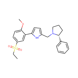 CCS(=O)(=O)c1ccc(OC)c(-c2ccc(CN3CCC[C@@H]3c3ccccc3)[nH]2)c1 ZINC000028243046