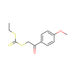 CCSC(=S)SCC(=O)c1ccc(OC)cc1 ZINC000028709977