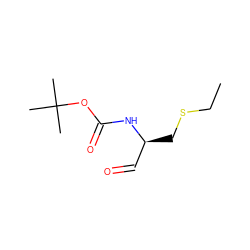 CCSC[C@@H](C=O)NC(=O)OC(C)(C)C ZINC000013588593