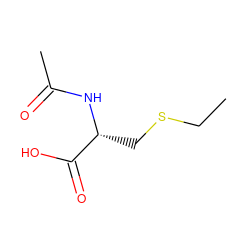 CCSC[C@@H](NC(C)=O)C(=O)O ZINC000077270129