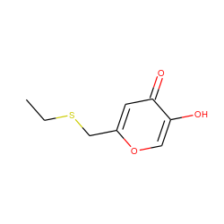 CCSCc1cc(=O)c(O)co1 ZINC000064526817