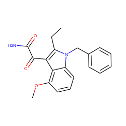 CCc1c(C(=O)C(N)=O)c2c(OC)cccc2n1Cc1ccccc1 ZINC000013446100