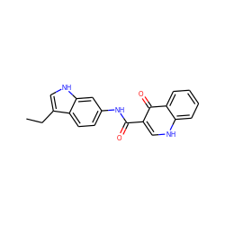 CCc1c[nH]c2cc(NC(=O)c3c[nH]c4ccccc4c3=O)ccc12 ZINC000113730784