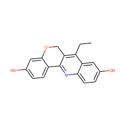 CCc1c2c(nc3ccc(O)cc13)-c1ccc(O)cc1OC2 ZINC000028949793