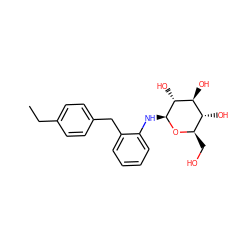 CCc1ccc(Cc2ccccc2N[C@@H]2O[C@H](CO)[C@@H](O)[C@H](O)[C@H]2O)cc1 ZINC000006745568