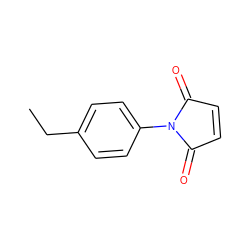 CCc1ccc(N2C(=O)C=CC2=O)cc1 ZINC000000097762