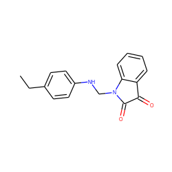 CCc1ccc(NCN2C(=O)C(=O)c3ccccc32)cc1 ZINC000003070850