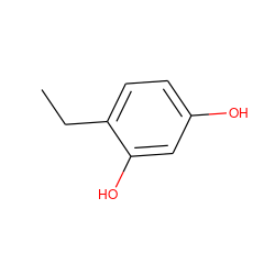 CCc1ccc(O)cc1O ZINC000000404411