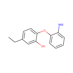 CCc1ccc(Oc2ccccc2N)c(O)c1 ZINC000095574013