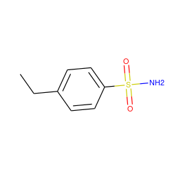 CCc1ccc(S(N)(=O)=O)cc1 ZINC000000403990