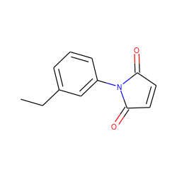 CCc1cccc(N2C(=O)C=CC2=O)c1 ZINC000019972266