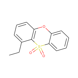 CCc1cccc2c1S(=O)(=O)c1ccccc1O2 ZINC000000004918