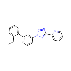 CCc1ccccc1-c1cccc(-n2nnc(-c3ccccn3)n2)c1 ZINC000028395055