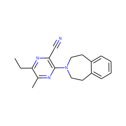 CCc1nc(C#N)c(N2CCc3ccccc3CC2)nc1C ZINC000000003399