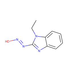 CCn1c(/N=N/O)nc2ccccc21 ZINC000013556559