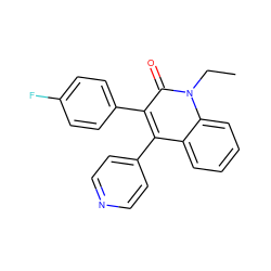 CCn1c(=O)c(-c2ccc(F)cc2)c(-c2ccncc2)c2ccccc21 ZINC000029039925