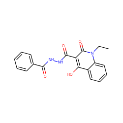 CCn1c(=O)c(C(=O)NNC(=O)c2ccccc2)c(O)c2ccccc21 ZINC000100551271