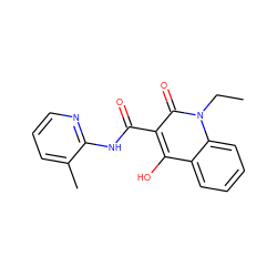 CCn1c(=O)c(C(=O)Nc2ncccc2C)c(O)c2ccccc21 ZINC000100504422