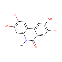 CCn1c(=O)c2cc(O)c(O)cc2c2cc(O)c(O)cc21 ZINC000013737748