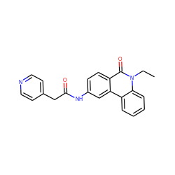 CCn1c(=O)c2ccc(NC(=O)Cc3ccncc3)cc2c2ccccc21 ZINC000003961188