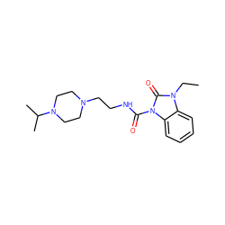 CCn1c(=O)n(C(=O)NCCN2CCN(C(C)C)CC2)c2ccccc21 ZINC000022939300