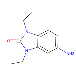 CCn1c(=O)n(CC)c2cc(N)ccc21 ZINC000001431502