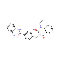 CCn1c(=O)n(Cc2ccc(C(=O)Nc3ccccc3N)cc2)c(=O)c2ccccc21 ZINC000028826546