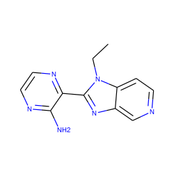 CCn1c(-c2nccnc2N)nc2cnccc21 ZINC000028458227