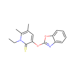 CCn1c(C)c(C)cc(Oc2nc3ccccc3o2)c1=S ZINC000095602228