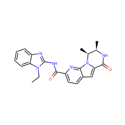 CCn1c(NC(=O)c2ccc3cc4n(c3n2)[C@@H](C)[C@@H](C)NC4=O)nc2ccccc21 ZINC000117697882