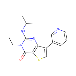 CCn1c(NC(C)C)nc2c(-c3cccnc3)csc2c1=O ZINC000230839154