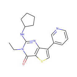 CCn1c(NC2CCCC2)nc2c(-c3cccnc3)csc2c1=O ZINC000299840937